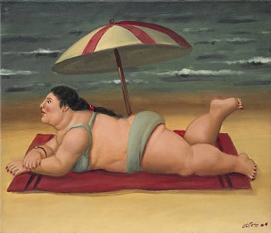 Fernando Botero The Beach